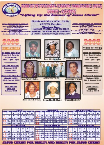 2008 Das Banner von Jesus Christus hochalten