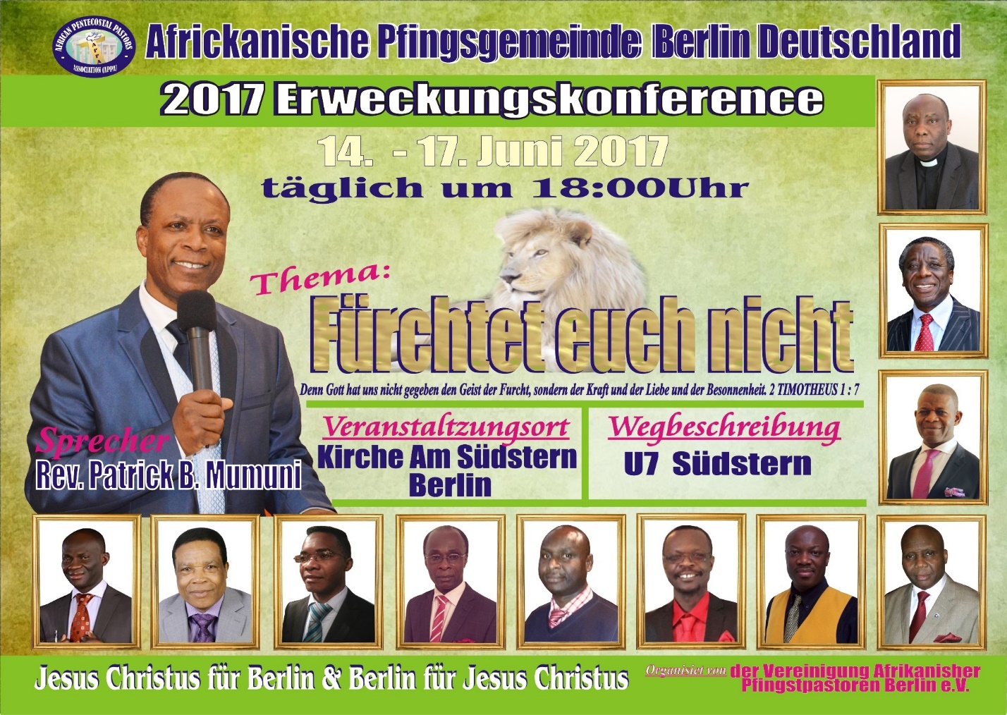 2017 Fürchtet euch nicht
